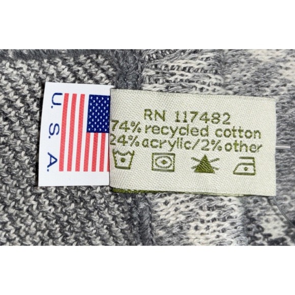 NEW Green‎ 3 Plaid Featherweight Knit Pencil Skirt Size M Gray Preppy USA MADE - Picture 10 of 10